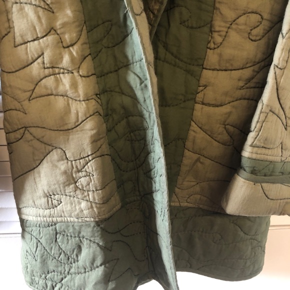 Anthropologie Quilted patchwork Kimono coat jacket - Picture 15 of 16